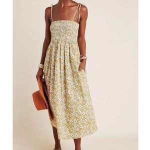 Frye x Anthropologie Alice floral midi dress